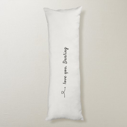 Sleep to be continued, Love and hearts Lichaamskussen (Achterkant (Verticaal))