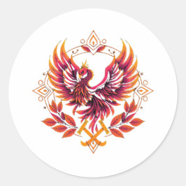 SLEEP TOKEN Phoenix Embleem Ronde Sticker