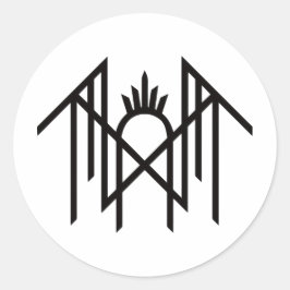 Sleep token  ronde sticker