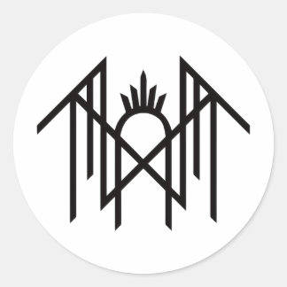 Sleep token  ronde sticker