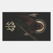 Sleep token vibes rechthoekige sticker (Voorkant)