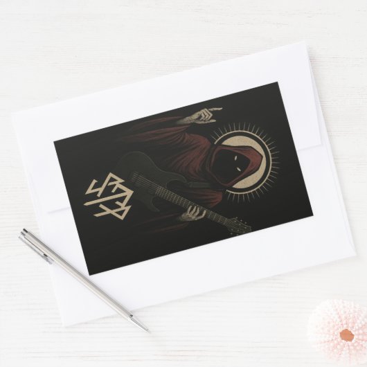 Sleep token vibes rechthoekige sticker (Envelop)