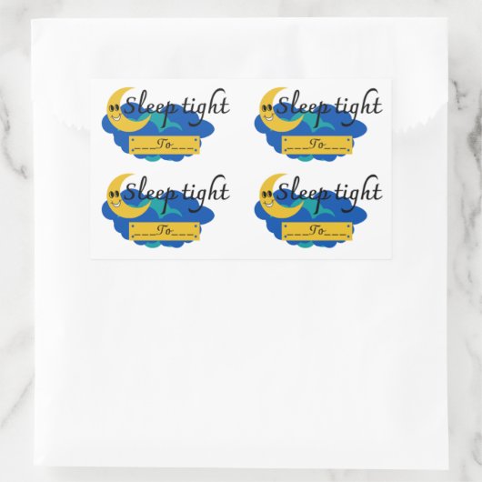 Sleep Tracker Journal-Sticker Rechthoekige Sticker (Tas)