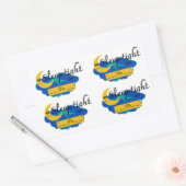 Sleep Tracker Journal-Sticker Rechthoekige Sticker (Envelop)