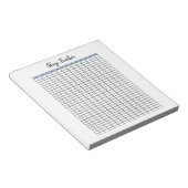 Sleep Tracker Planner Notitieblok (Schuin)