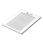 Sleep Tracker Planner Notitieblok (Linkerzijde)