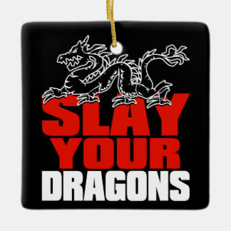 SLEEP UW DRAGONS, cadeau voor fans van Jordan Pete Keramisch Ornament