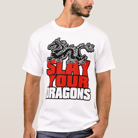 SLEEP UW DRAGONS, voor de fans van Jordan Peterson T-shirt (Voorkant)