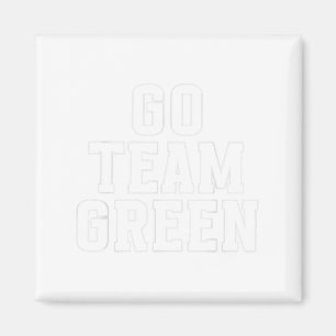 Sleepaway Summer Camp Color War Go Green Team Spir Magneet