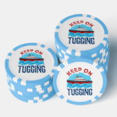 Sleepboot Blijf Trekken Poker Chips (Opstapeling)