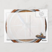 Sleepboot Briefkaart (Achterkant)