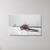 Sleepboot Duluth Minnesota Canal Canvas Afdruk (Voorkant)