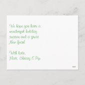 sleepboot feestdagenkaart (Achterkant)