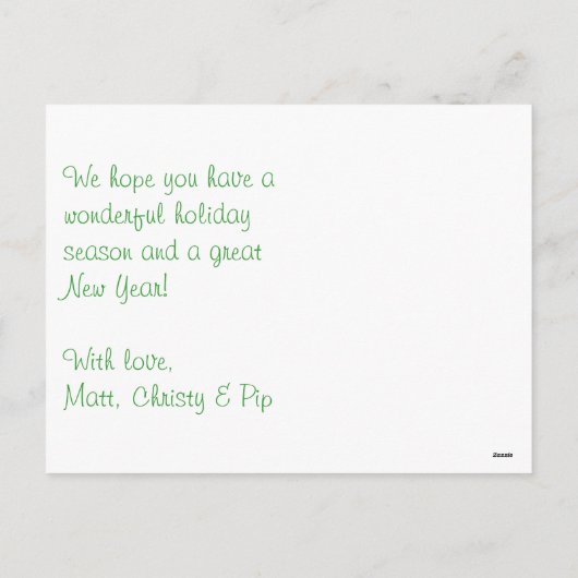 sleepboot feestdagenkaart (Achterkant)