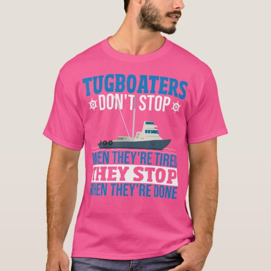 Sleepboot Operator Towboat Captain Tugboat Captain T-shirt (Voorkant)
