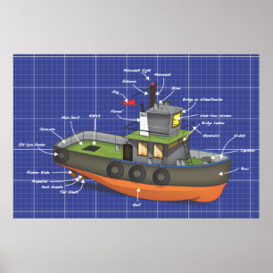 Sleepboot Poster