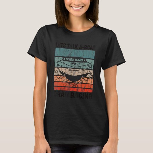 Sleepboot raceboot raceboot racebootbeweging t-shirt (Voorkant)