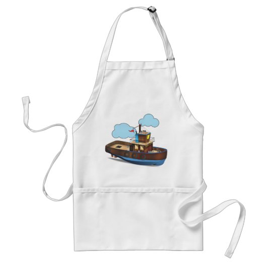 Sleepboot Standaard Schort (Voorkant)
