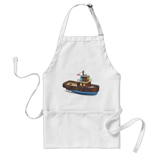 Sleepboot Standaard Schort (Voorkant)