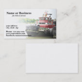 sleepboot visitekaartje (Voorkant / Achterkant)