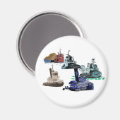 Sleepbootmedley Magneet (Voorkant / Achterkant)