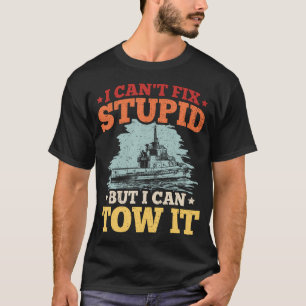 Sleepbootoperator en sleepboot citaat voor een sle t-shirt