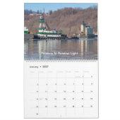 Sleepboten met vuurtorens 2024 Kalender (Jan 2027)