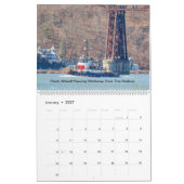 Sleepboten op de Hudson River Running Light 2024 Kalender (Jan 2027)