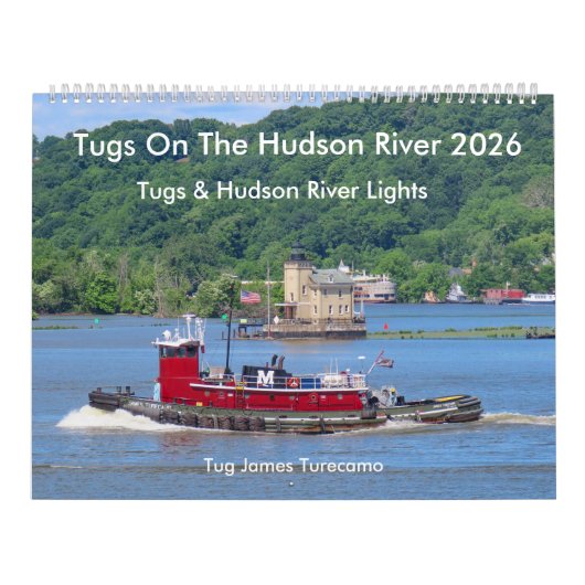 Sleepboten Op De Hudson Rivier 2026 Kalender (Hoes)