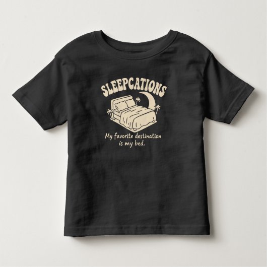 Sleepcations Kinder Shirts (Voorkant)
