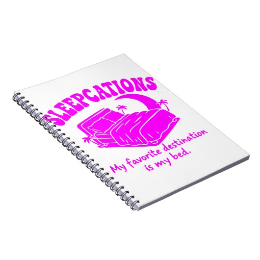 Sleepcations Notitieboek (Rechterzijde)