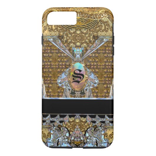 Sleepdazer monogram Case-Mate iPhone case (Achterkant)