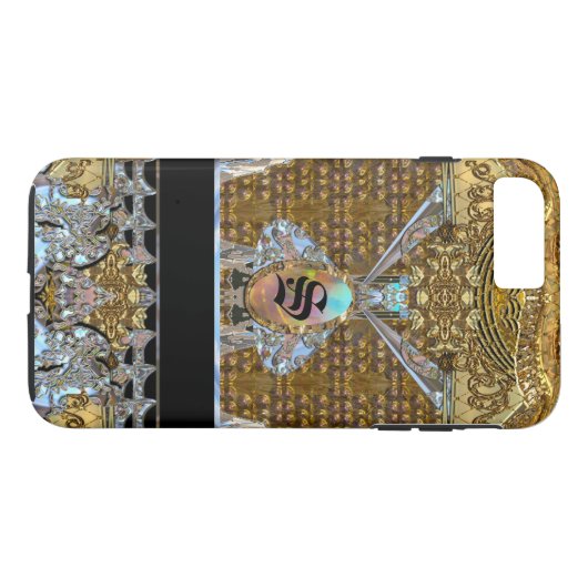 Sleepdazer monogram Case-Mate iPhone case (Achterkant (Horizontaal))