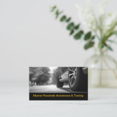 sleepdiensten in de automobielsector visitekaartje (Staand voorkant)