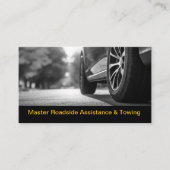 sleepdiensten in de automobielsector visitekaartje (Voorkant)