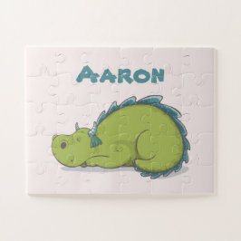 Sleepdraak jouw naam en geluid legpuzzel