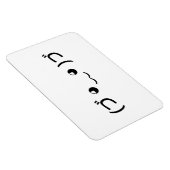 Sleepende emoticon (づ ◕ ‿ ◕) づ Japanse Kaomoji Magneet (Rechterzijde)