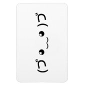 Sleepende emoticon (づ ◕ ‿ ◕) づ Japanse Kaomoji Magneet (Verticaal)