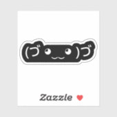 Sleepende emoticon (づ ◕ ‿ ◕) づ Japanse Kaomoji Sti Sticker (Vel)