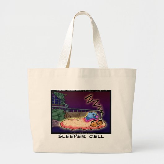 Sleeper Cell Grappige Cadeaus T-shirts &  Verzamel Grote Tote Bag (Voorkant)