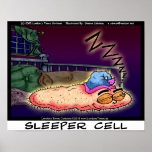 Sleeper Cell Grappige Verzamelaar Kunst Posters