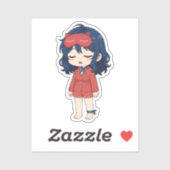 Sleeper Mita Chibi Miside Game Art Sticker (Vel)