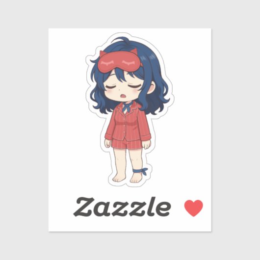 Sleeper Mita Chibi Miside Game Art Sticker (Vel)