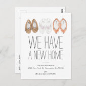 Sleepers We hebben een nieuwe home moving aankondi Briefkaart (Voorkant / Achterkant)