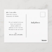 Sleepers We hebben een nieuwe home moving aankondi Briefkaart (Achterkant)