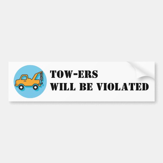 Sleepers worden geschonden Bumpersticker (Voorkant)