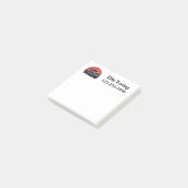 Sleeperservice of elk bedrijfslogo post-it® notes (Schuin)