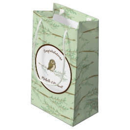 Sleephoed van Baby shower van hoenders Woodland Klein Cadeauzakje