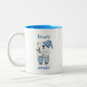 Sleepig Baby Beer // Bearly Awake Tweekleurige Koffiemok
