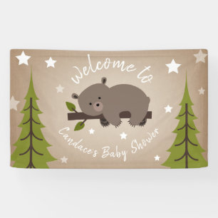 Sleepig Beer Baby shower Spandoek